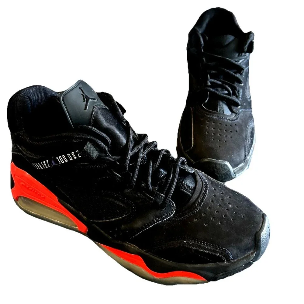 Nike Jordan Point Lane Mens Sz 8 Black Infrared Basketball Sneaker CZ4166-006